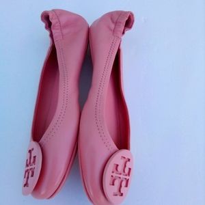 Tory Burch Pink Moccasins